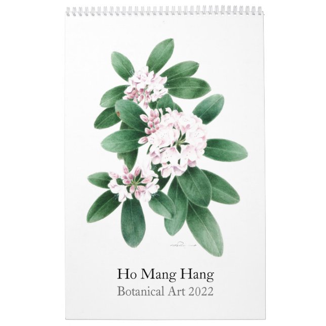 Calendrier des fleurs par Ho Mang Hang 2022 (Protection)