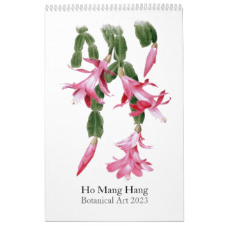 Calendrier des fleurs par Ho Mang Hang 2023