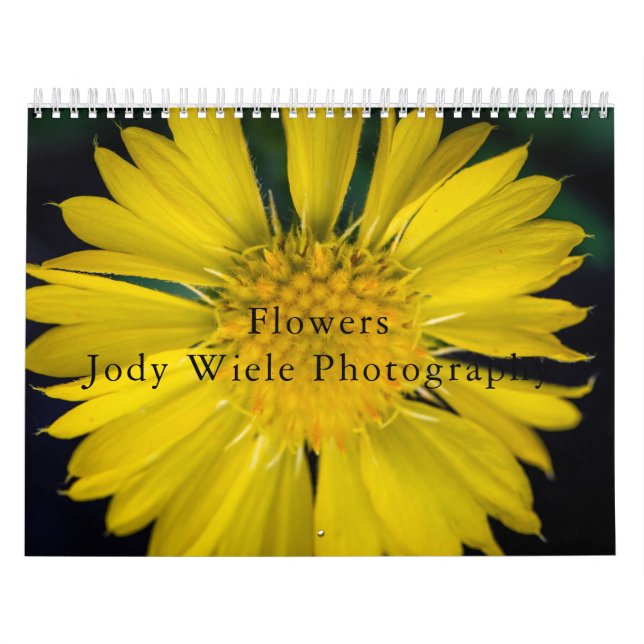 Calendrier des fleurs par Jody Wiele Photographie (Protection)