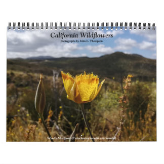 Calendrier des Fleurs sauvages de Californie
