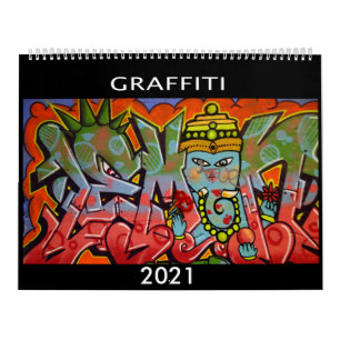 Calendrier des graffitis 2021