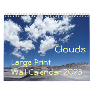 Calendrier des grands murs d'impression 2023 - Nua