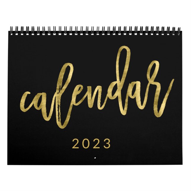 Calendrier des grands nombres 2023 Faux mois d'or (Protection)