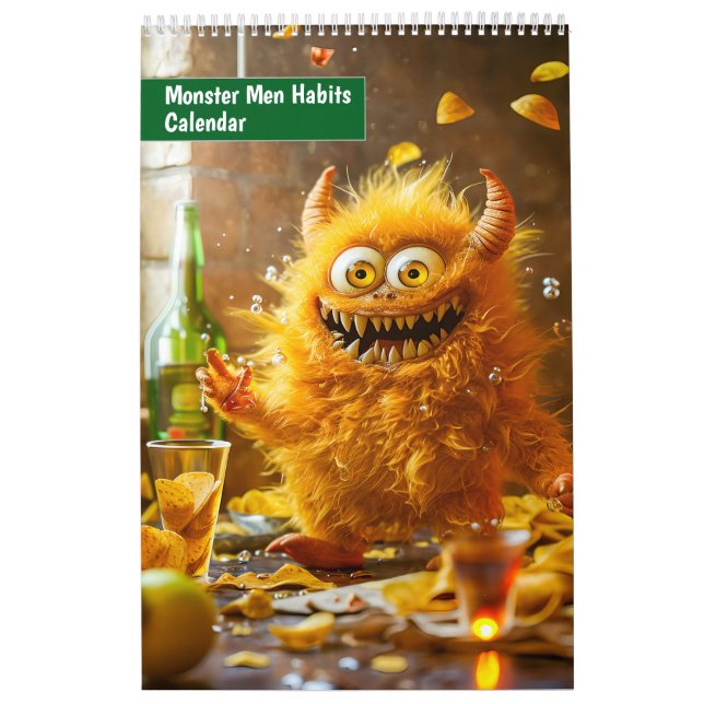 Calendrier des habitudes masculines monstrueuses (Protection)