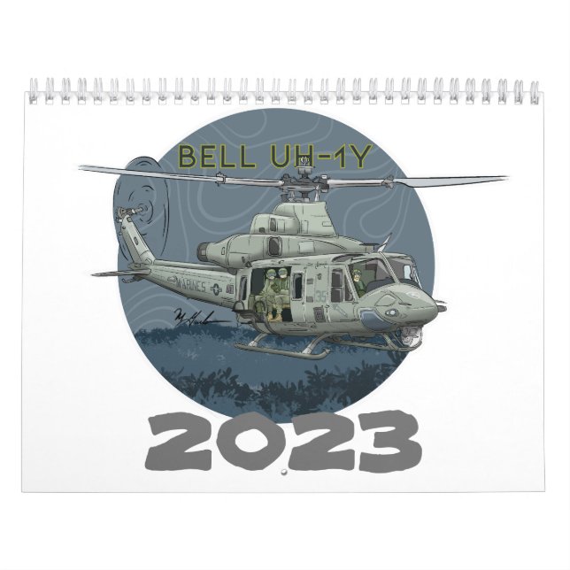 Calendrier des hélicoptères 2023 (Protection)