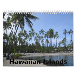 CALENDRIER DES ÎLES HAWAII
