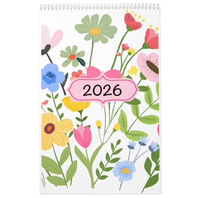 Calendrier des illustrations florales lunaires 202 (Protection)