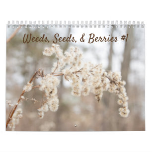 Calendrier des mauvaises herbes, semences et baies