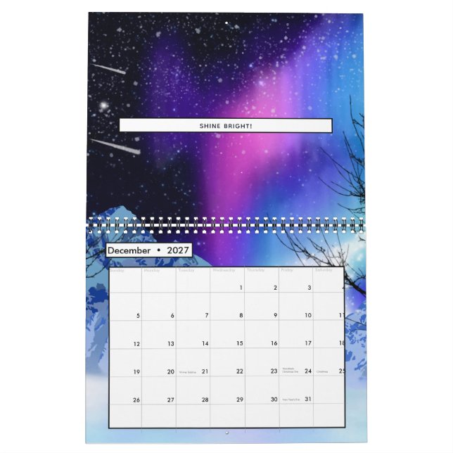 Calendrier des Merveilles d'hiver (Dec 2027)