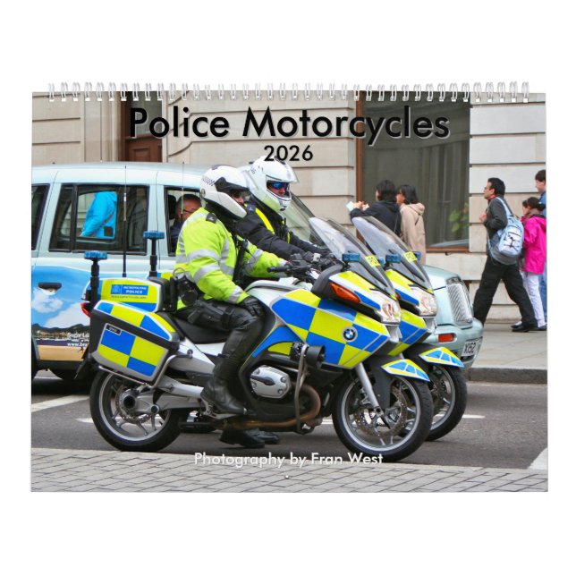 Calendrier des motos de police 2026 (Protection)