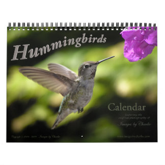 Calendrier des murailles des colibris