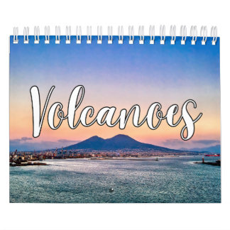 Calendrier des murs de collection de volcans
