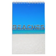 Calendrier des murs de la collection de plages