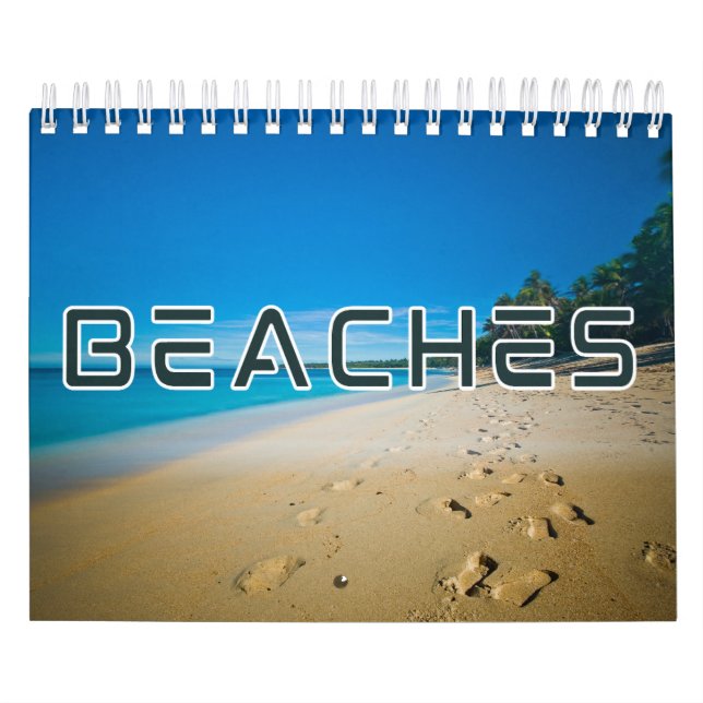 Calendrier des murs de la collection de plages (Protection)