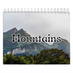 Calendrier des murs de la collection Mountains