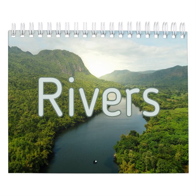 Calendrier des murs de la collection Rivers (Protection)