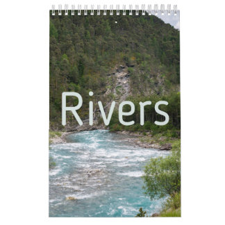 Calendrier des murs de la collection Rivers