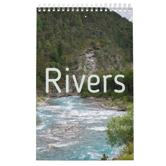 Calendrier des murs de la collection Rivers (Protection)