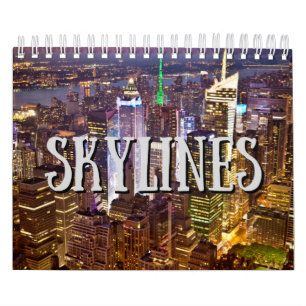 Calendrier des murs de la collection Skylines City