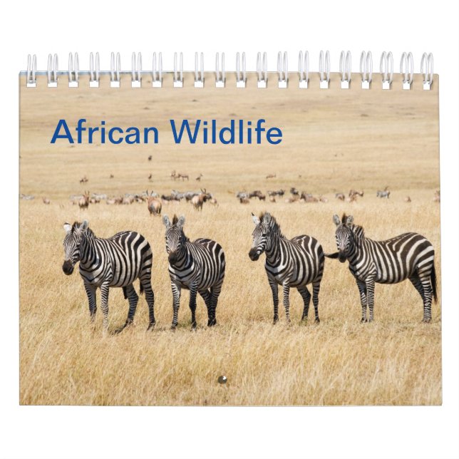 Calendrier des Murs de la faune africaine (Protection)