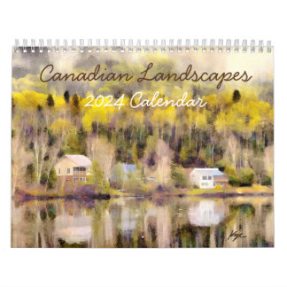 Calendrier des murs paysagers canadiens