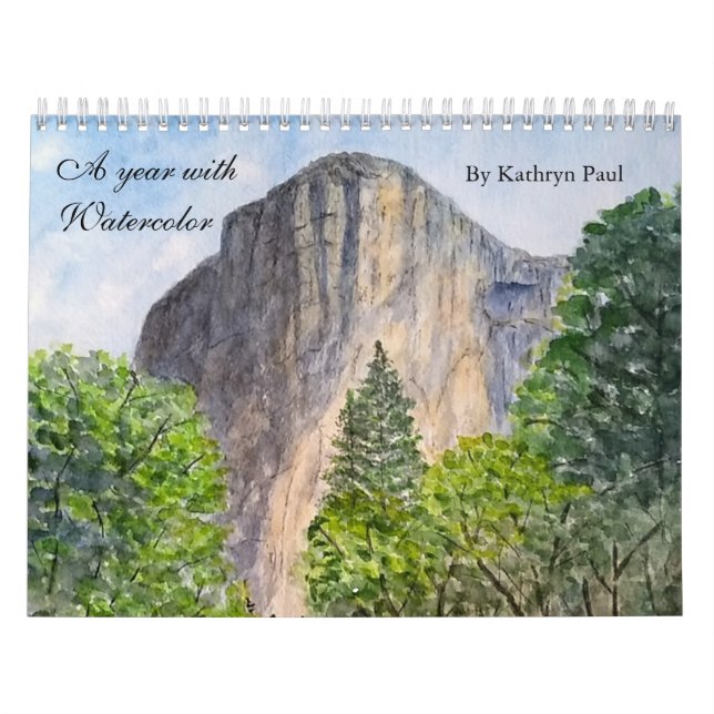 Calendrier des murs peintures aquarelles (Protection)