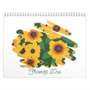 Calendrier des oeuvres de fleurs par CherylsArt 20