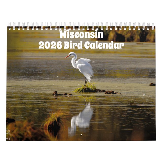 Calendrier des oiseaux du Wisconsin 2026 (Protection)