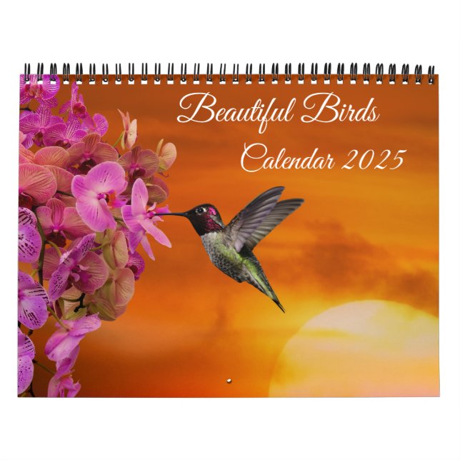 Calendrier des oiseaux magnifiques (Protection)