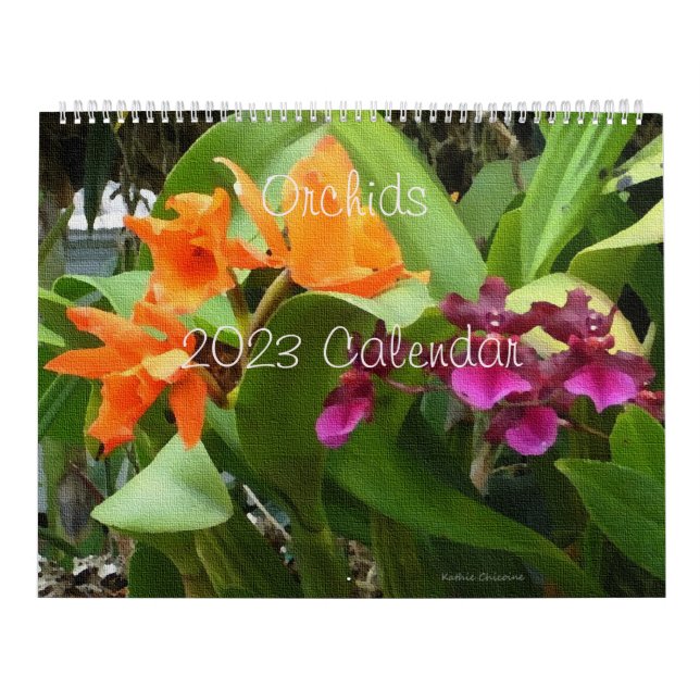 Calendrier des orchidées 2023 (Protection)