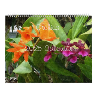 Calendrier des orchidées 2025