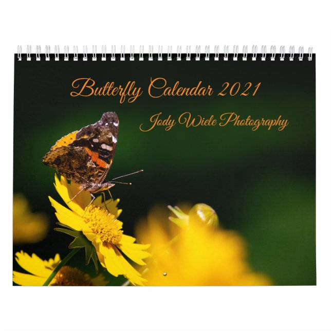 Calendrier des papillons par Jody Wiele Photograph (Protection)
