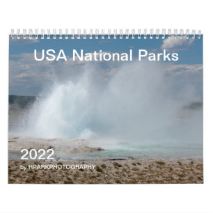 Calendrier des parcs nationaux des États-Unis 202
