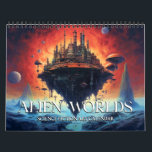 Calendrier des paysages Aliens de science-fiction<br><div class="desc">Calendrier des paysages Aliens de science-fiction 2026</div>