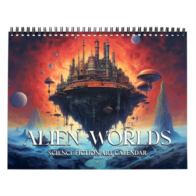 Calendrier des paysages Aliens de science-fiction  (Protection)