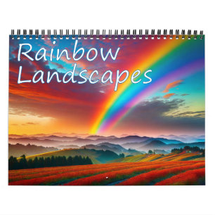 Calendrier des paysages arc-en-ciel