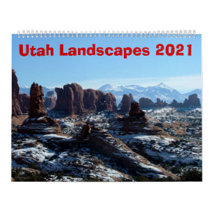Calendrier des paysages de l'Utah