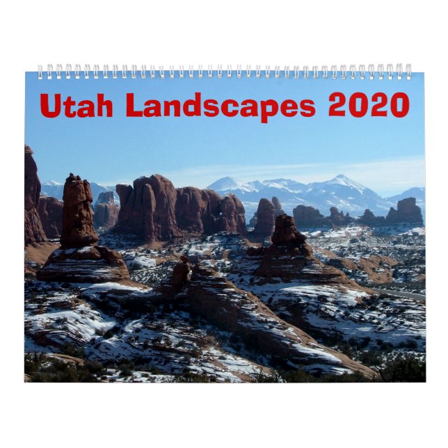 Calendrier des paysages de l'Utah (Protection)