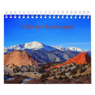 Calendrier des paysages du Colorado