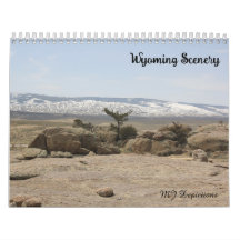 Calendrier des paysages du Wyoming