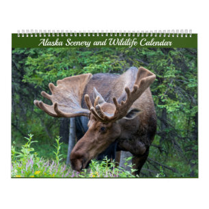 Calendrier des paysages et de la faune de l'Alaska