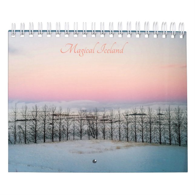 Calendrier des paysages islandais 2020 (Protection)