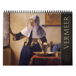 Calendrier des peintures 2017 de janv. Vermeer