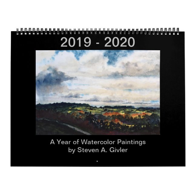 Calendrier des peintures d'aquarelle par Steven (Protection)