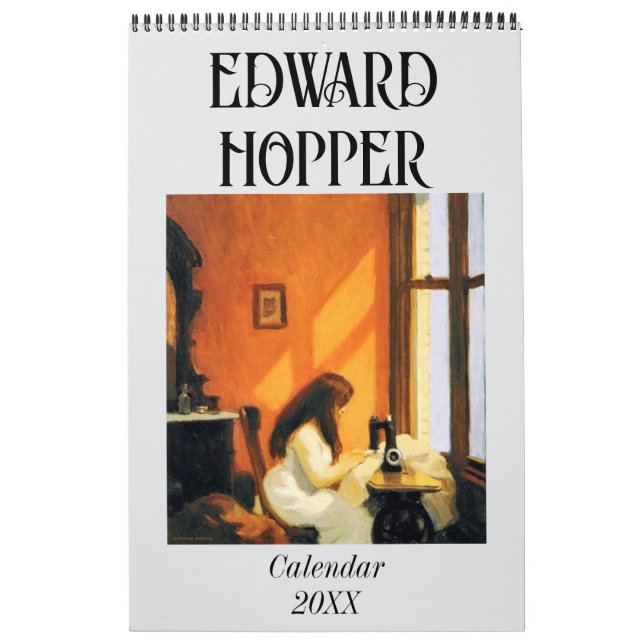 Calendrier des peintures d'Edward Hopper (Protection)