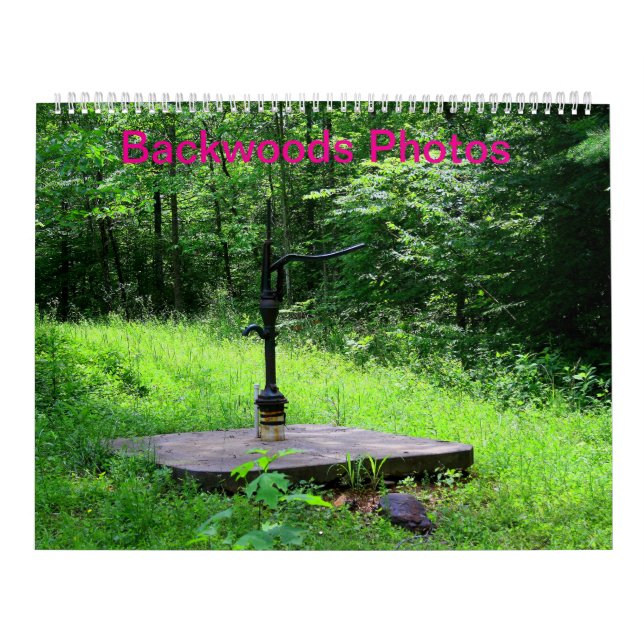 Calendrier des photos de fond de bois (Protection)