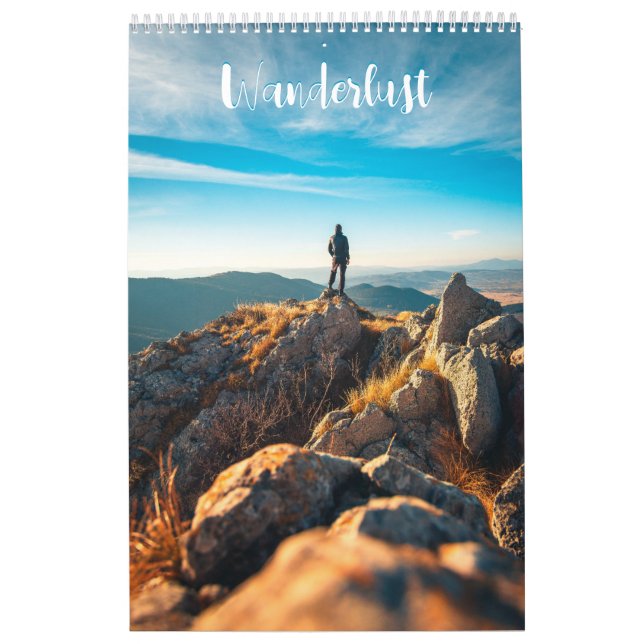 Calendrier des photos du paysage de Wanderlust (Protection)