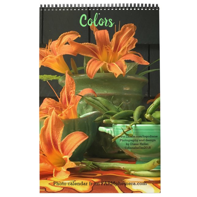 Calendrier des photos florales "Colors" : FARMphem (Protection)