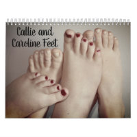 Calendrier des pieds Callie et Caroline