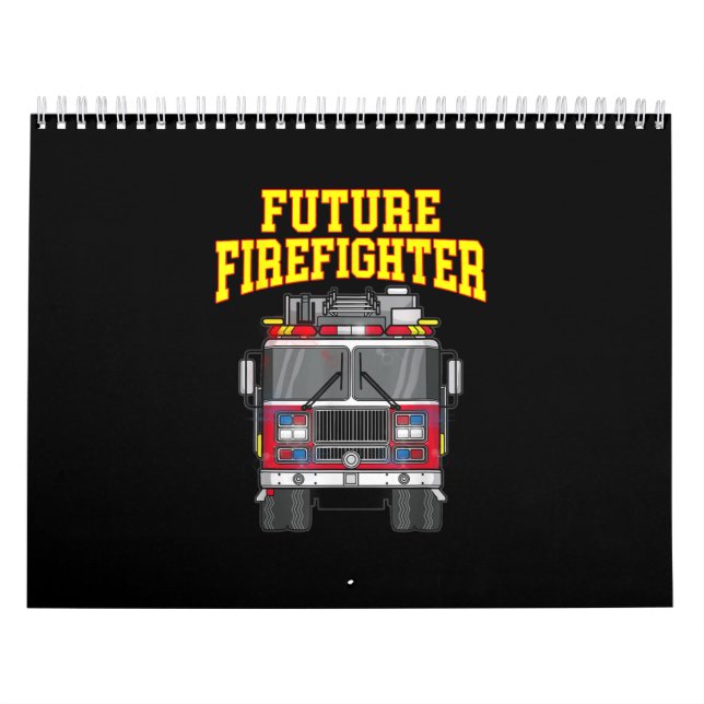 Calendrier Des pompiers du futur feu de Papa-Son Nephew Boys (Protection)